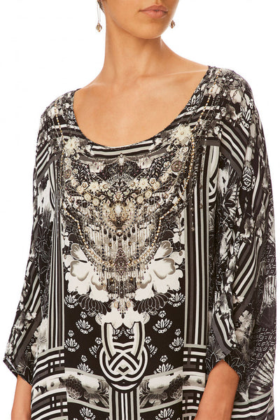 Scoop Back Hem Dress- Wild Moonchild