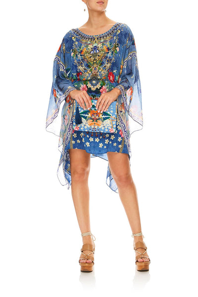 Small Canvas Clutch- Faraway Florals