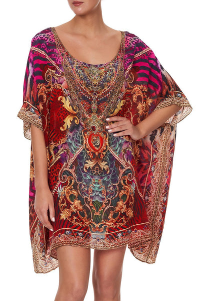 Short Round Neck Kaftan- Slave To The Rhythm