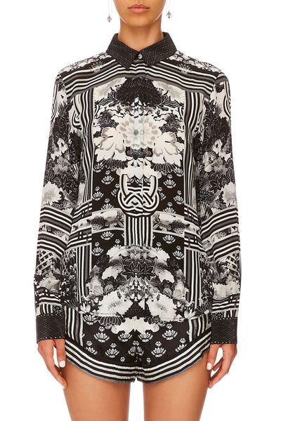 Slim Fit Long Sleeve Shirt- Wild Moonchild