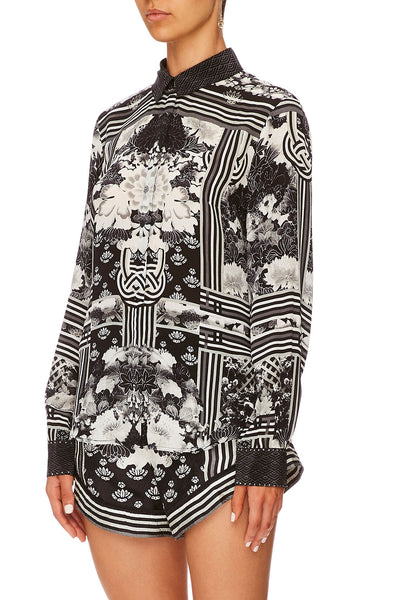 Slim Fit Long Sleeve Shirt- Wild Moonchild