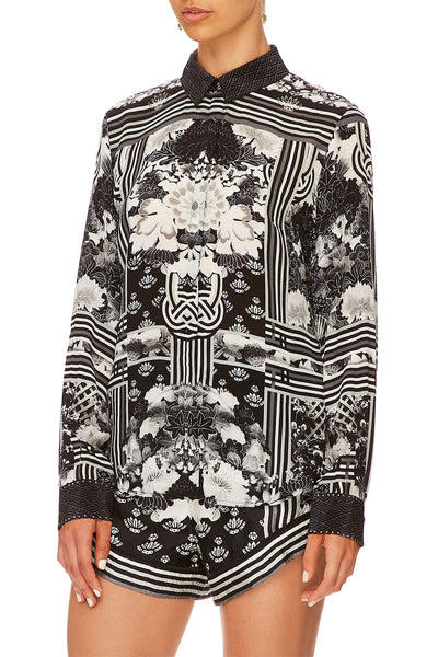 Slim Fit Long Sleeve Shirt- Wild Moonchild