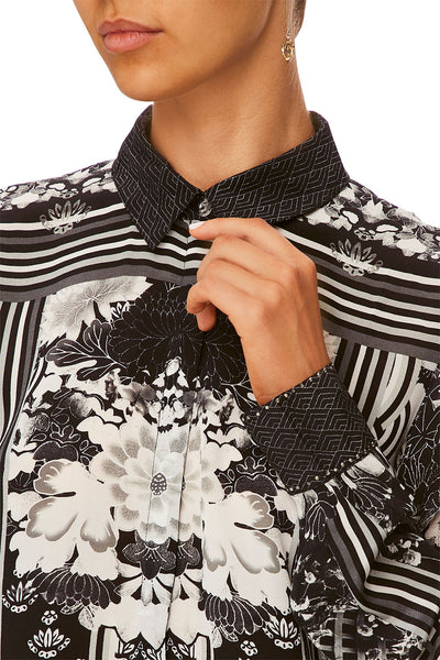 Slim Fit Long Sleeve Shirt- Wild Moonchild