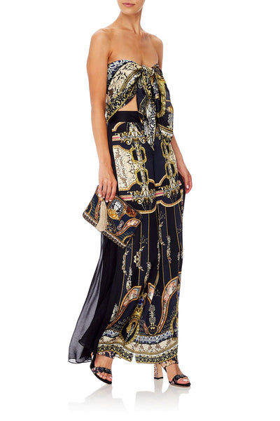 Small Canvas Clutch- Midnight Meeting