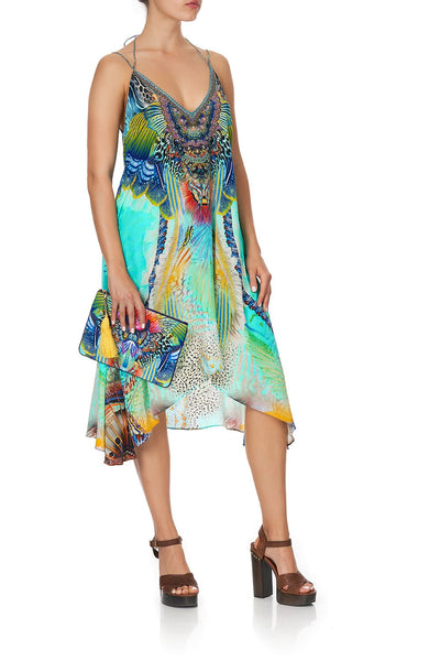 Small Canvas Clutch- Reef Warrior