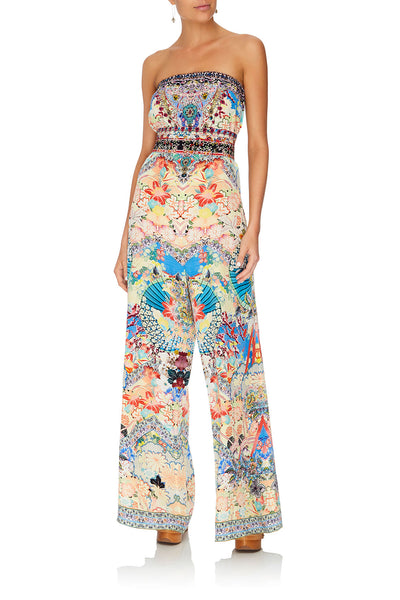 Strapless Jumpsuit W/ Jkt Belt- Miso In Love