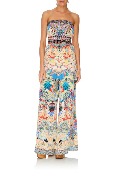 Strapless Jumpsuit W/ Jkt Belt- Miso In Love