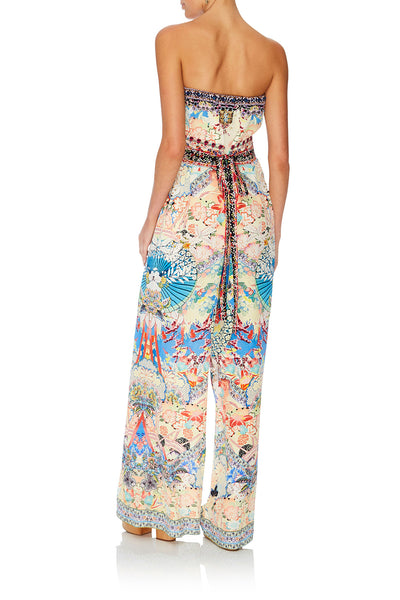 Strapless Jumpsuit W/ Jkt Belt- Miso In Love