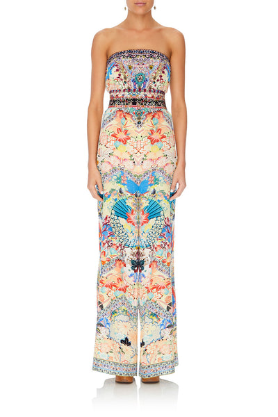 Strapless Jumpsuit W/ Jkt Belt- Miso In Love