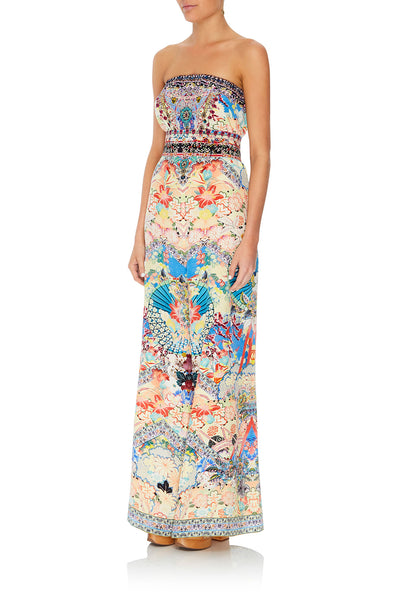 Strapless Jumpsuit W/ Jkt Belt- Miso In Love