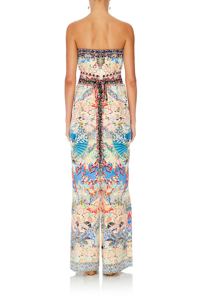 Strapless Jumpsuit W/ Jkt Belt- Miso In Love