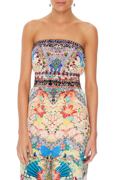 Strapless Jumpsuit W/ Jkt Belt- Miso In Love