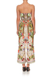 Tie Waist Strapless Jumpsuit- Fair Verona