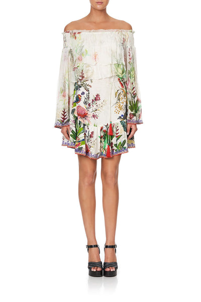 Tired Ruffle Dress- Faraway Floral