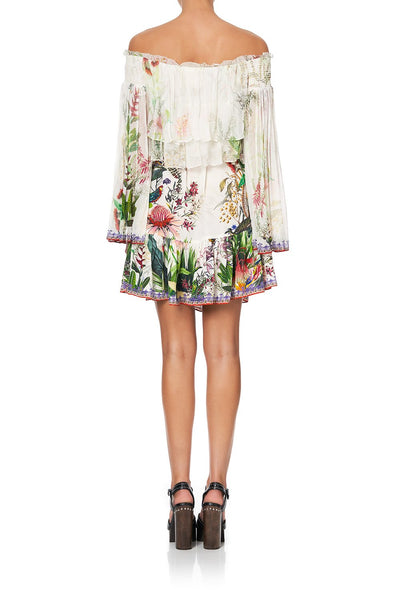 Tired Ruffle Dress- Faraway Floral