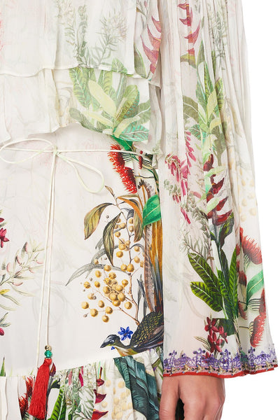 Tired Ruffle Dress- Faraway Floral