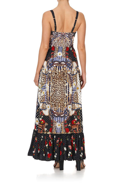 Tiered Skirt W Tie Up Detail- Dear Brigitte