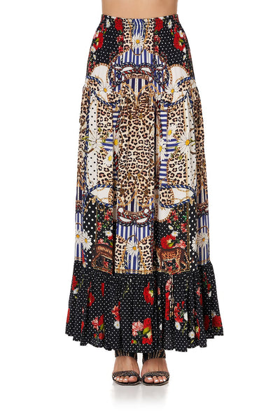 Tiered Skirt W Tie Up Detail- Dear Brigitte