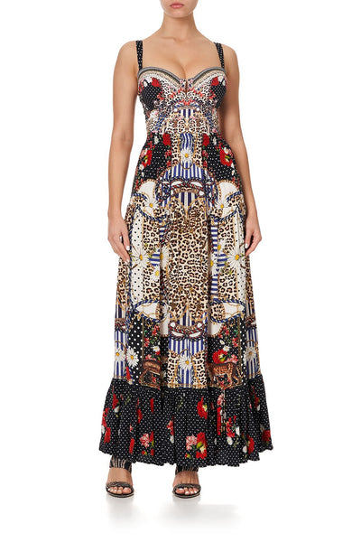 Tiered Skirt W Tie Up Detail- Dear Brigitte