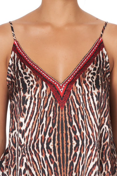 V-Neck Cami- Pirate Punk