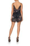 V-Neck Lace Playsuit- Restless Nights