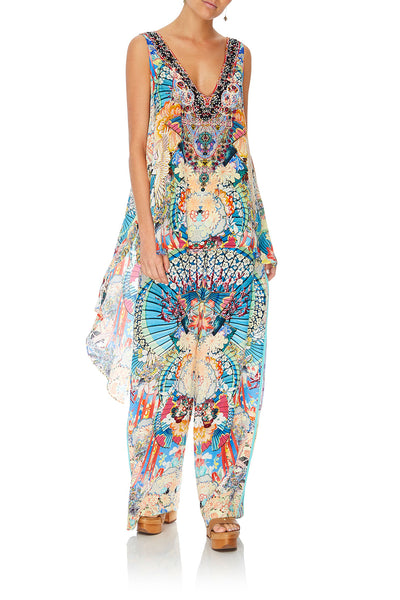 V-Neck Top W/ Split Back- Miso In Love