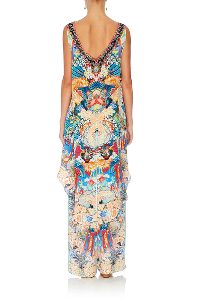 V-Neck Top W/ Split Back- Miso In Love