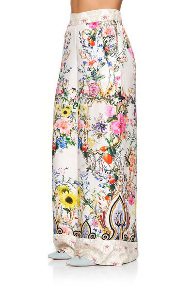 Wide Leg Pant W/ Cuff- Boheme