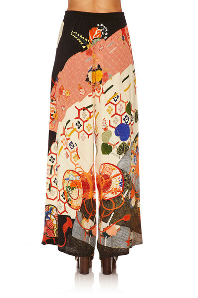 Wide Leg Trouser W/ Front Pockets- Kissing The Sun