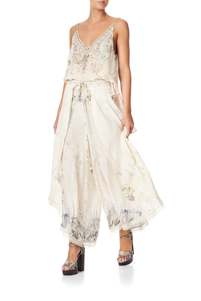 Wrap Front Shaped Hem Pant- Memories Of Moree