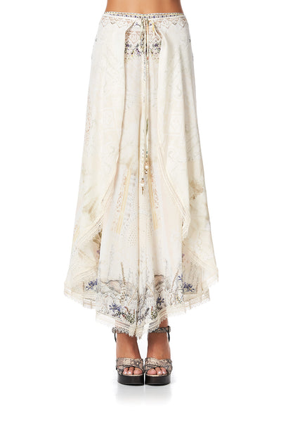 Wrap Front Shaped Hem Pant- Memories Of Moree