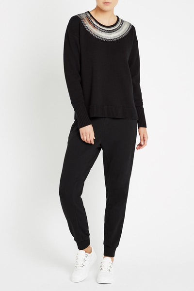 Destiny Awaits Knit Top- Black