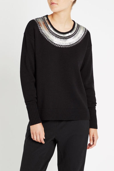 Destiny Awaits Knit Top- Black