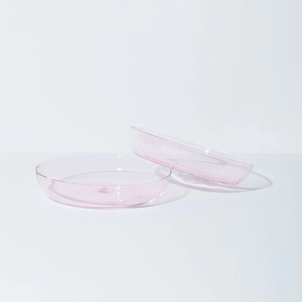 Abracadabra Set of 2 Plates- Pink