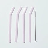 Suck Up Straw Set in Pink Confetti