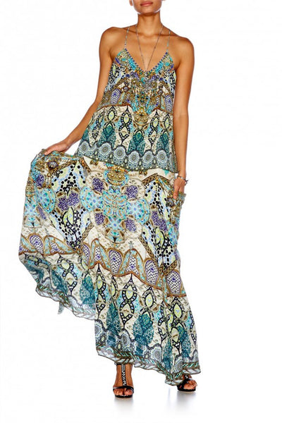 Tback Shoestring Strap Top- Meet Me In Casablanca