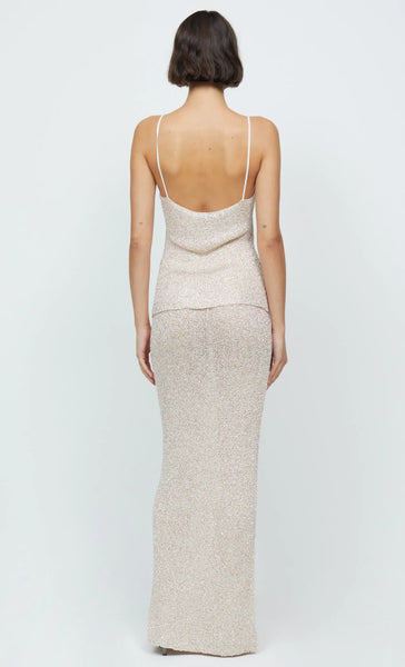 Sadie Sequin Knit Cami- Golden