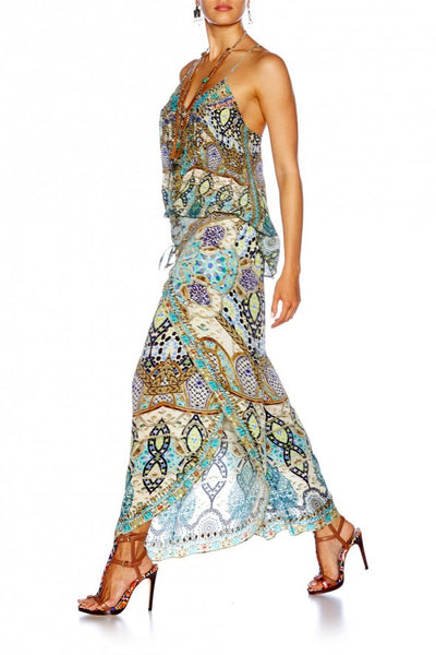 Tback Shoestring Strap Top- Meet Me In Casablanca