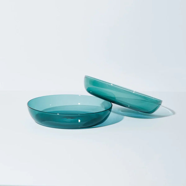 Abracadabra Set of 2 Plates in Teal