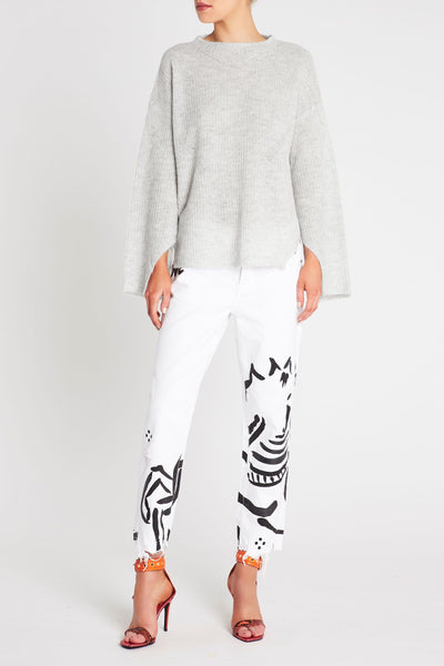 It's Not Over Knit- Grey