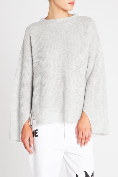 It's Not Over Knit- Grey