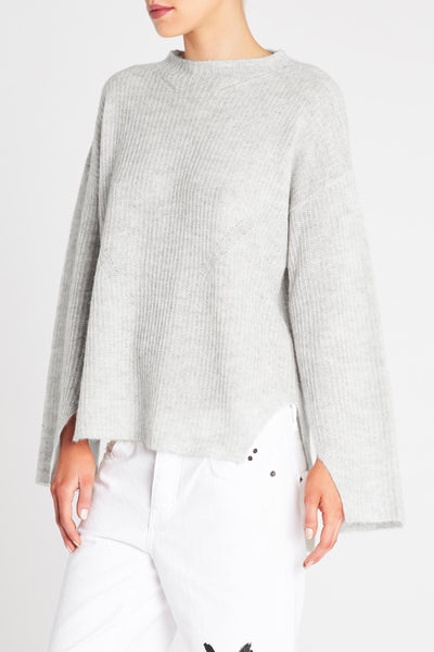 It's Not Over Knit- Grey