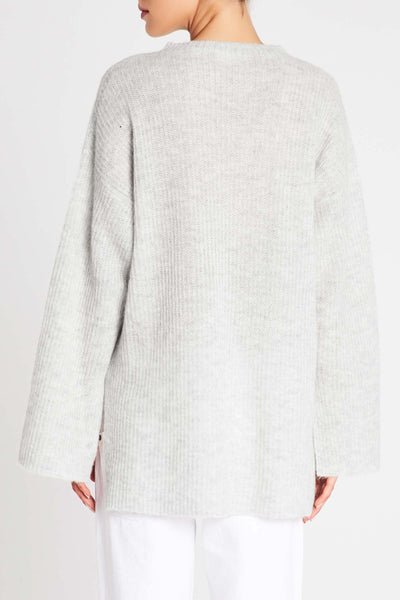 It's Not Over Knit- Grey