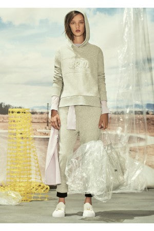 Mara Logo Hoodie- Grey Marle