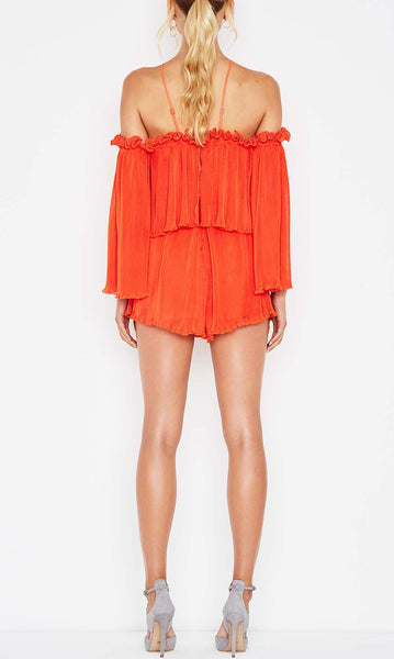 Locomotion Playsuit- Red