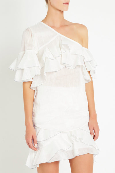 Misbehave One Sleeve Top