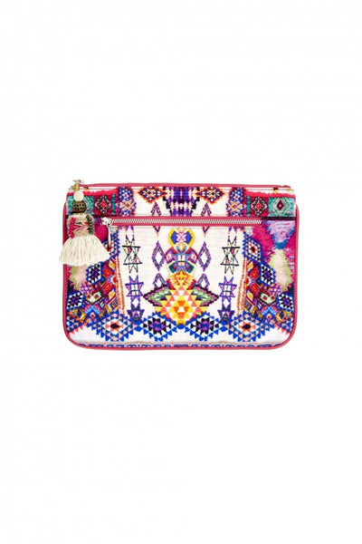 Small Canvas Clutch- Mother Knows Best