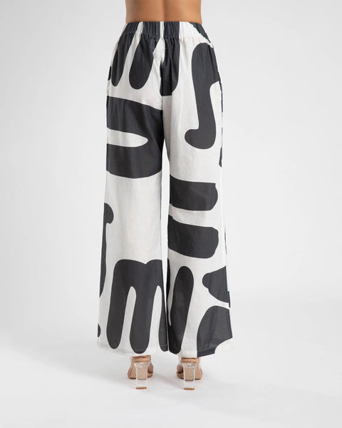 LINEN PANT- SUMMI PRINT