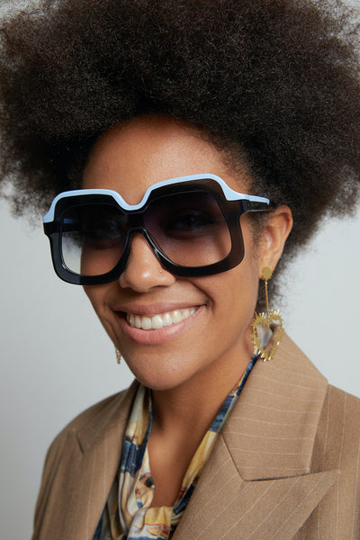 Overdaze- Cornflower Black