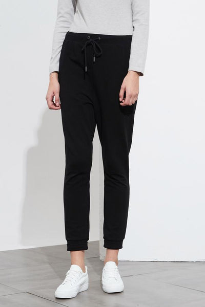 Drawcord Lounge Pant- Black